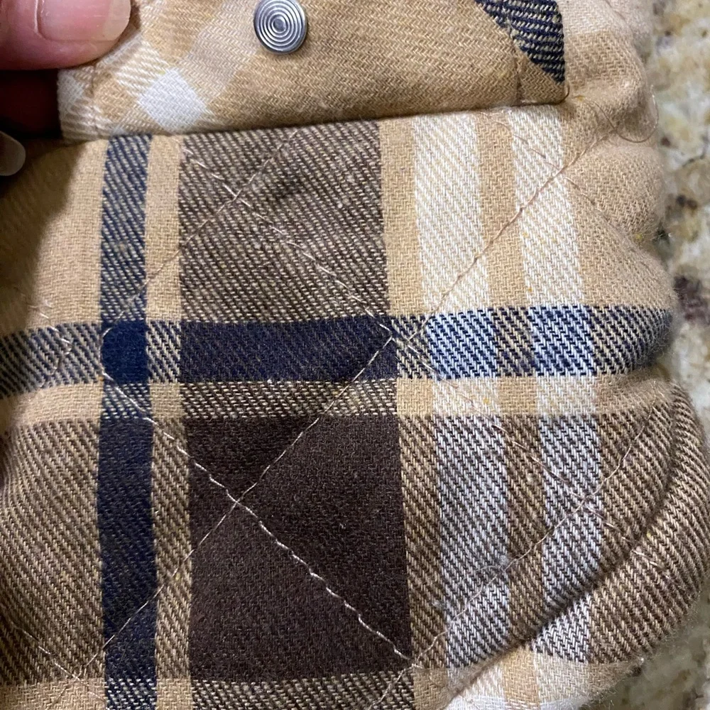 Top Paw Puppy Dog Plaid Sherpa Coat Small